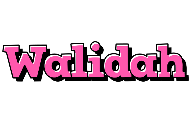 Walidah girlish logo