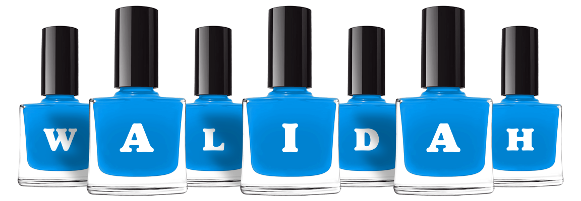 Walidah glossy logo