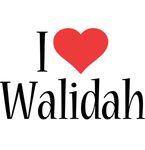 Walidah i-love logo