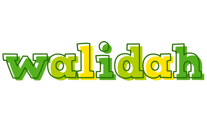 Walidah juice logo