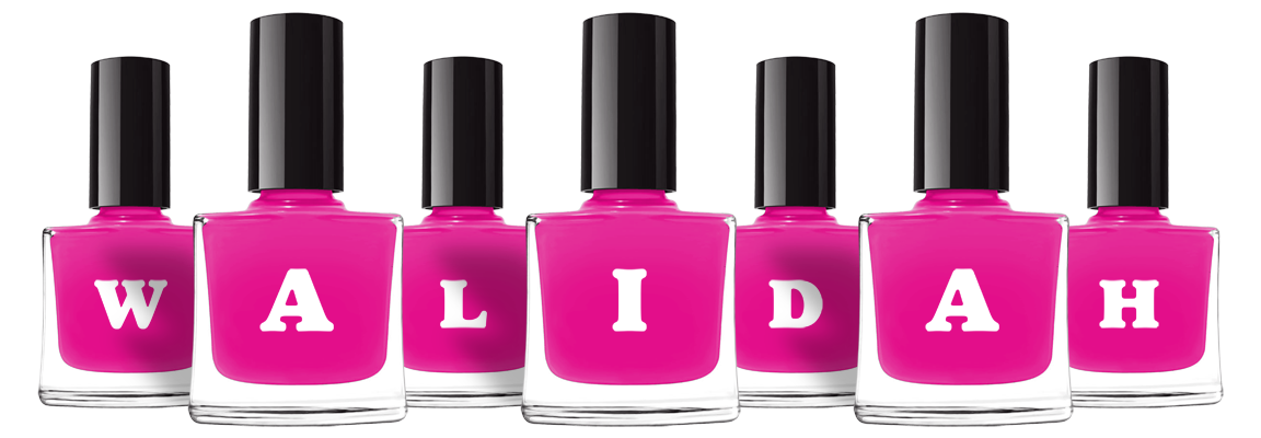 Walidah nails logo