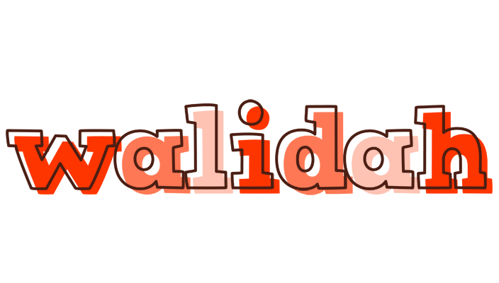 Walidah paint logo