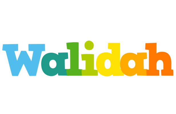 Walidah rainbows logo