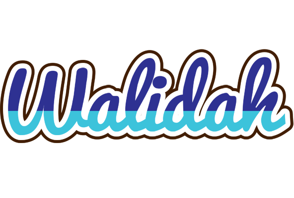 Walidah raining logo