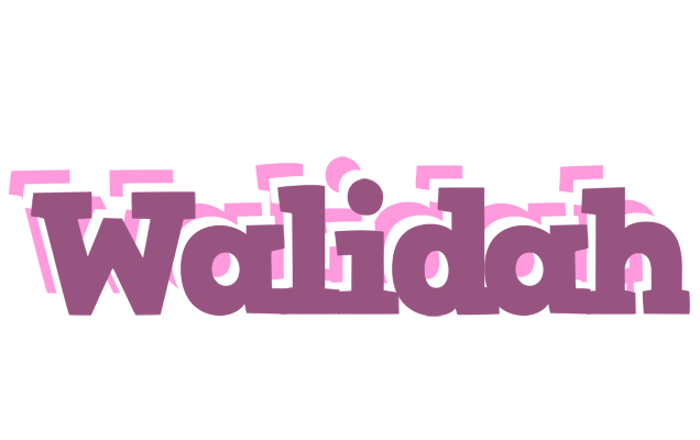 Walidah relaxing logo