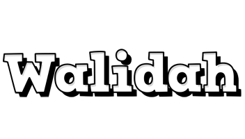 Walidah snowing logo