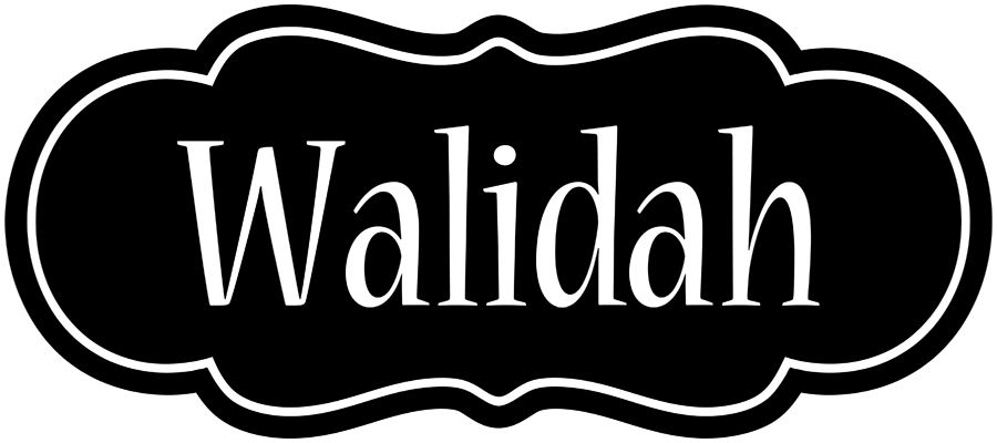 Walidah welcome logo
