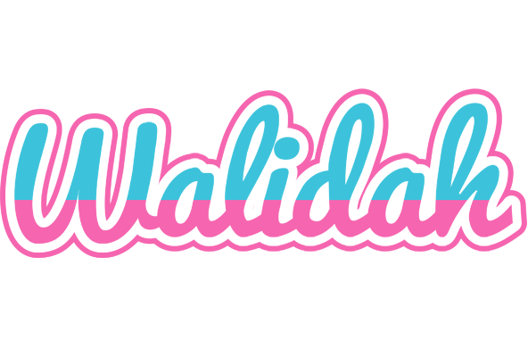Walidah woman logo
