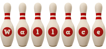 Wallace bowling-pin logo