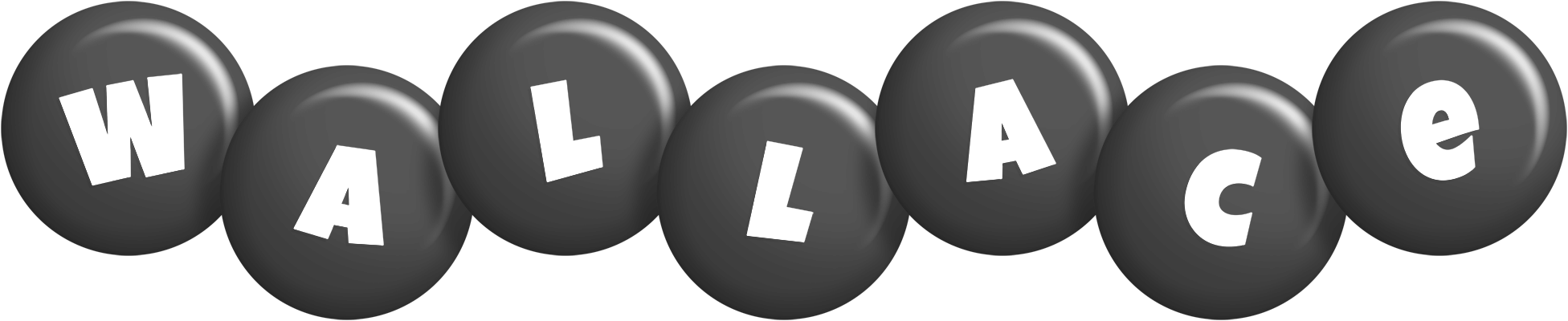 Wallace candy-black logo
