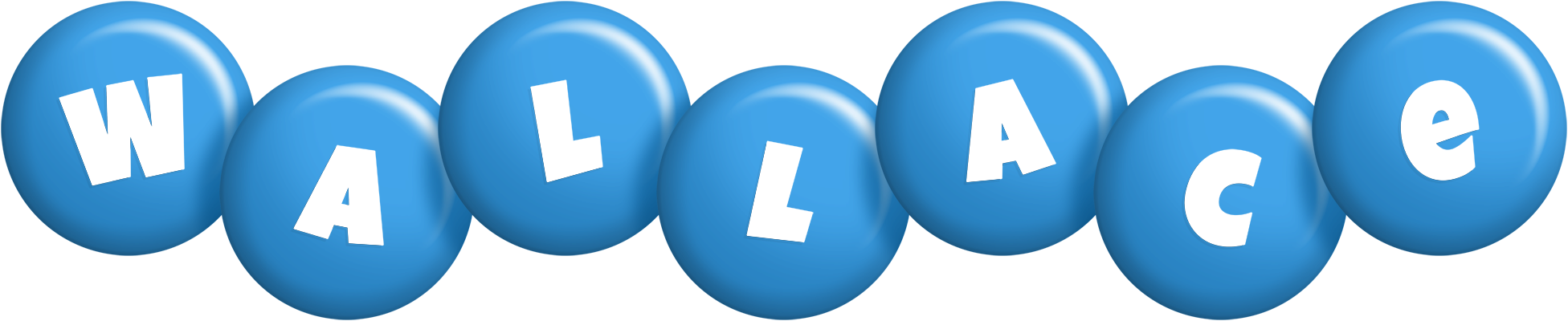 Wallace candy-blue logo