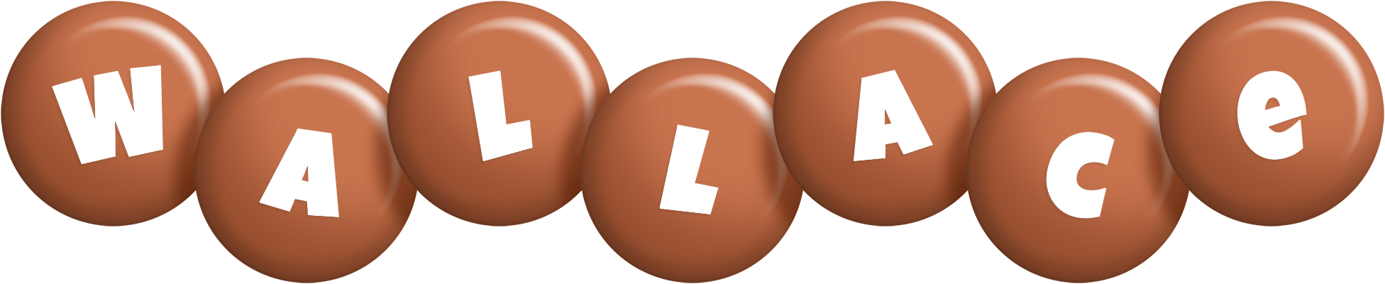 Wallace candy-brown logo
