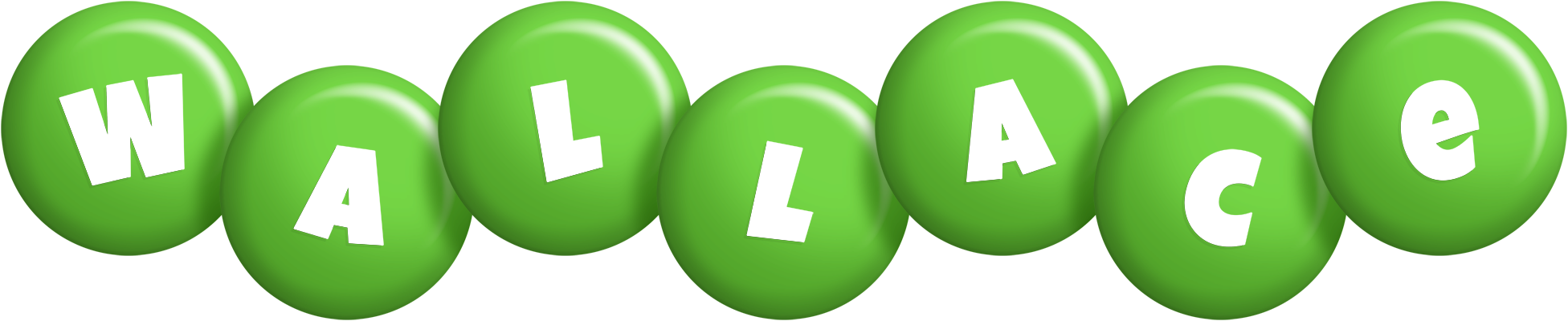 Wallace candy-green logo