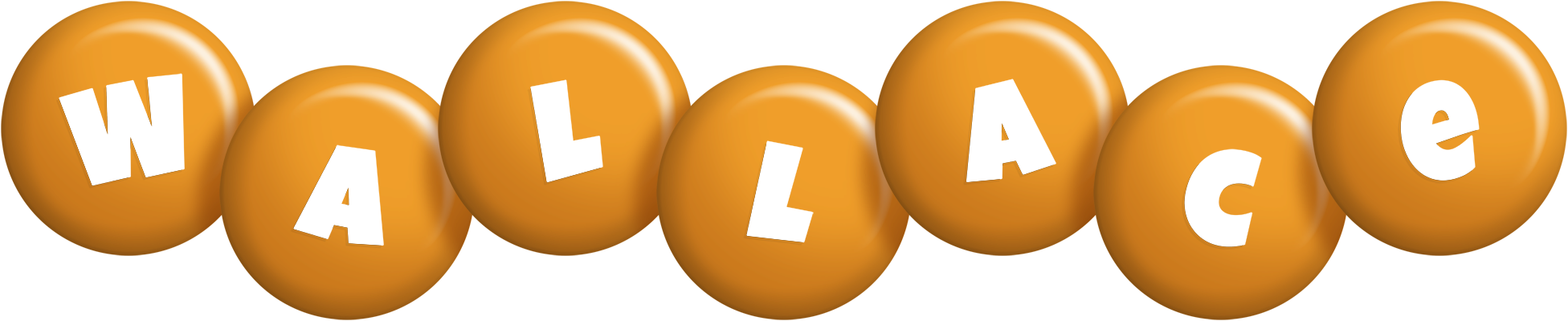 Wallace candy-orange logo