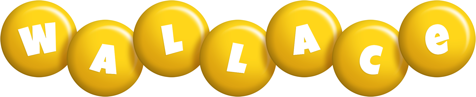 Wallace candy-yellow logo