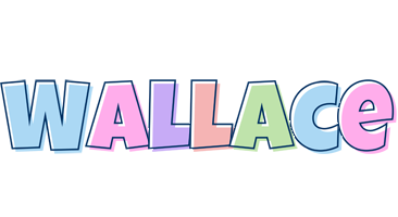 Wallace pastel logo