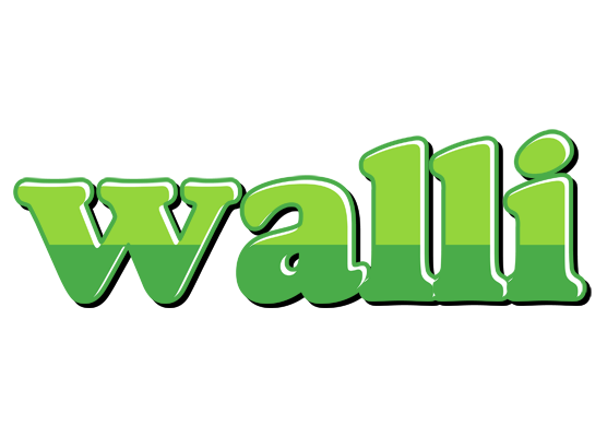 Walli apple logo