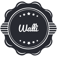 Walli badge logo