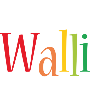 Walli birthday logo