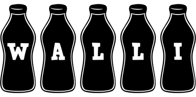 Walli bottle logo