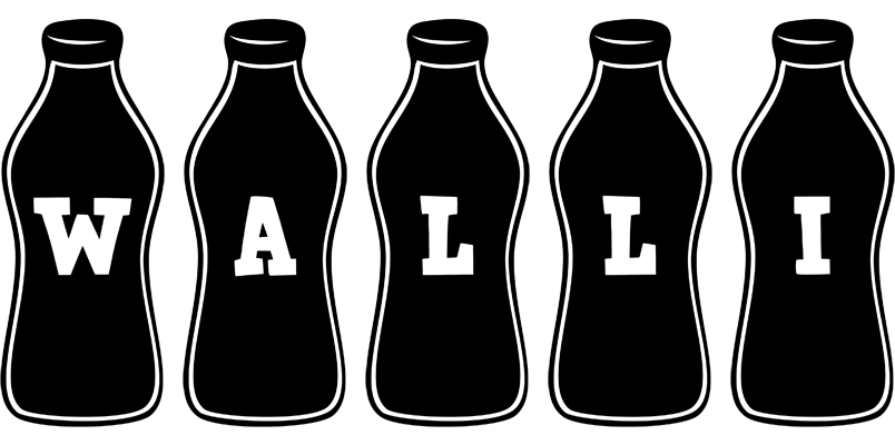 Walli bottle logo