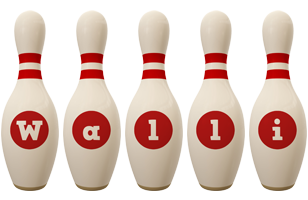 Walli bowling-pin logo