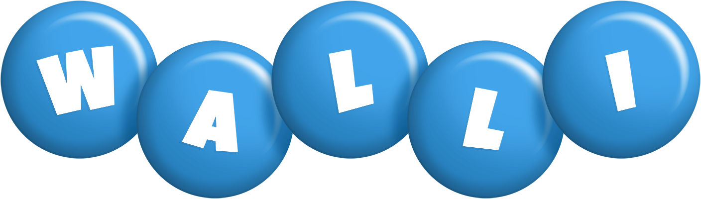 Walli candy-blue logo