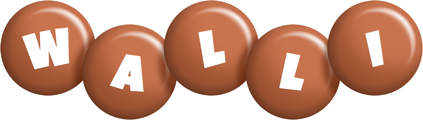 Walli candy-brown logo