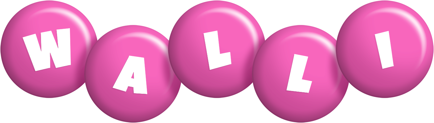 Walli candy-pink logo