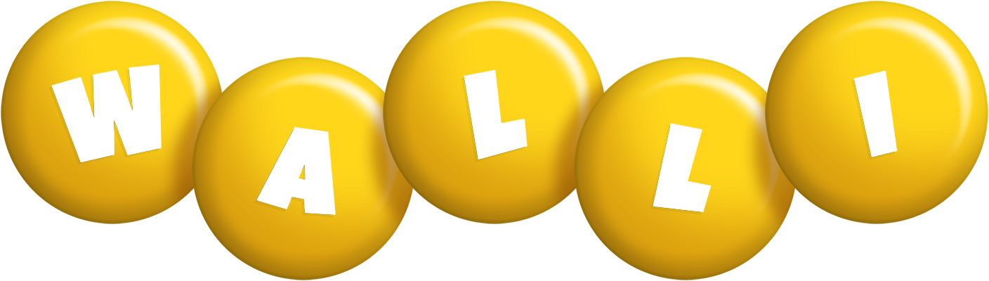 Walli candy-yellow logo