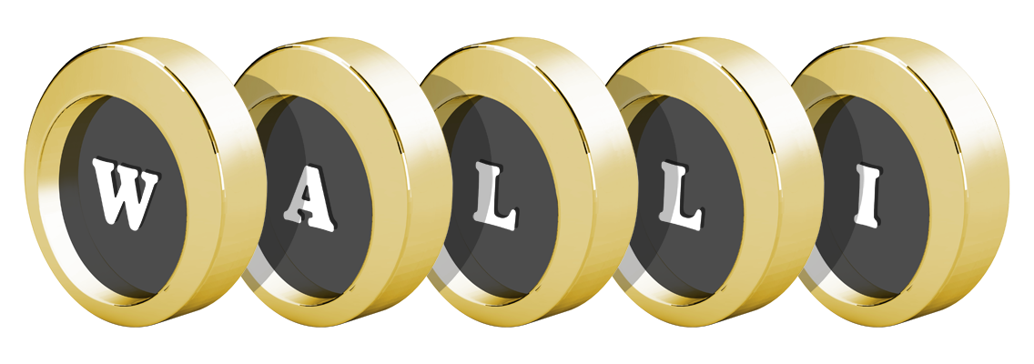 Walli gold logo