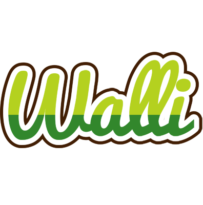 Walli golfing logo