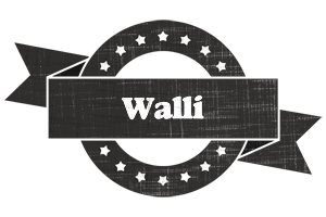 Walli grunge logo