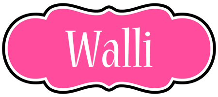 Walli invitation logo