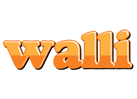 Walli orange logo