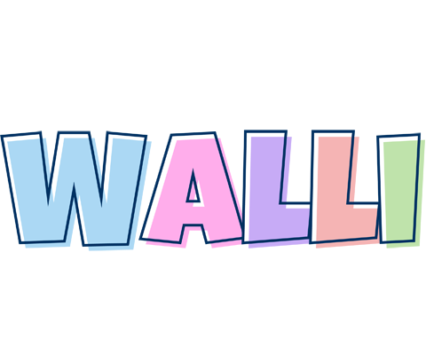 Walli pastel logo