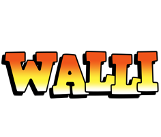 Walli sunset logo