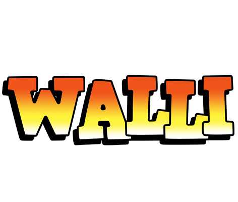 Walli sunset logo