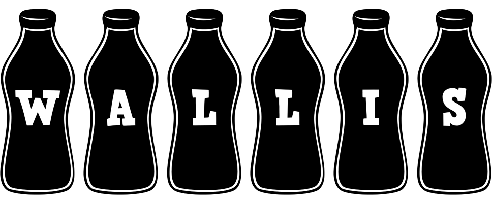 Wallis bottle logo