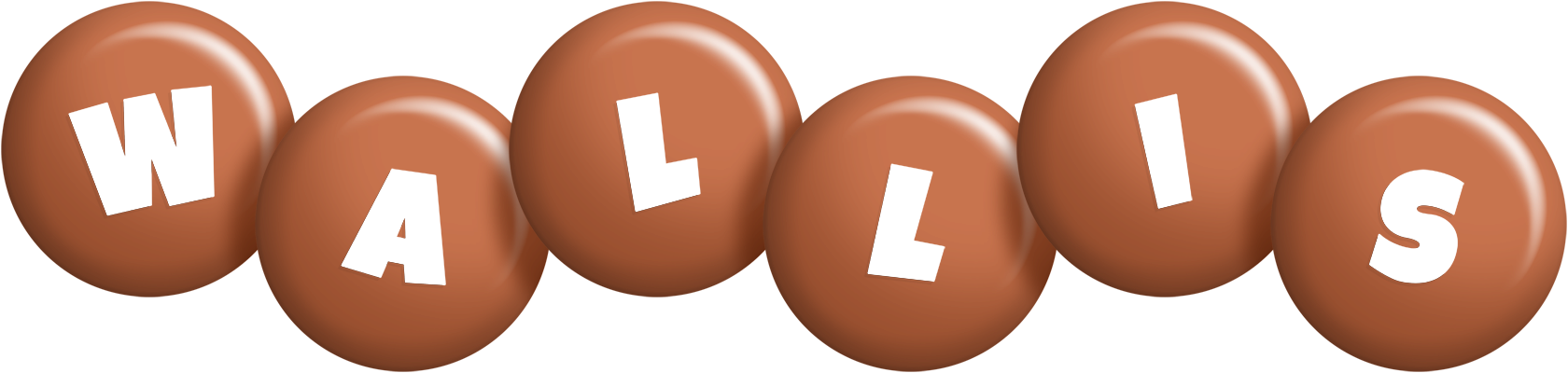 Wallis candy-brown logo