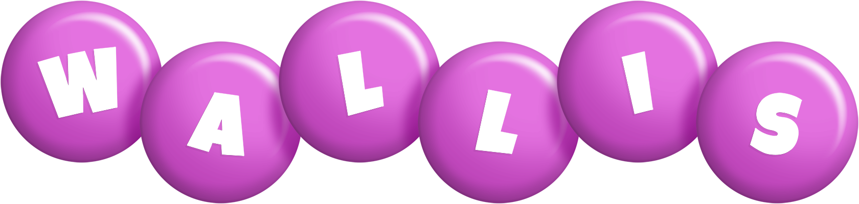 Wallis candy-purple logo