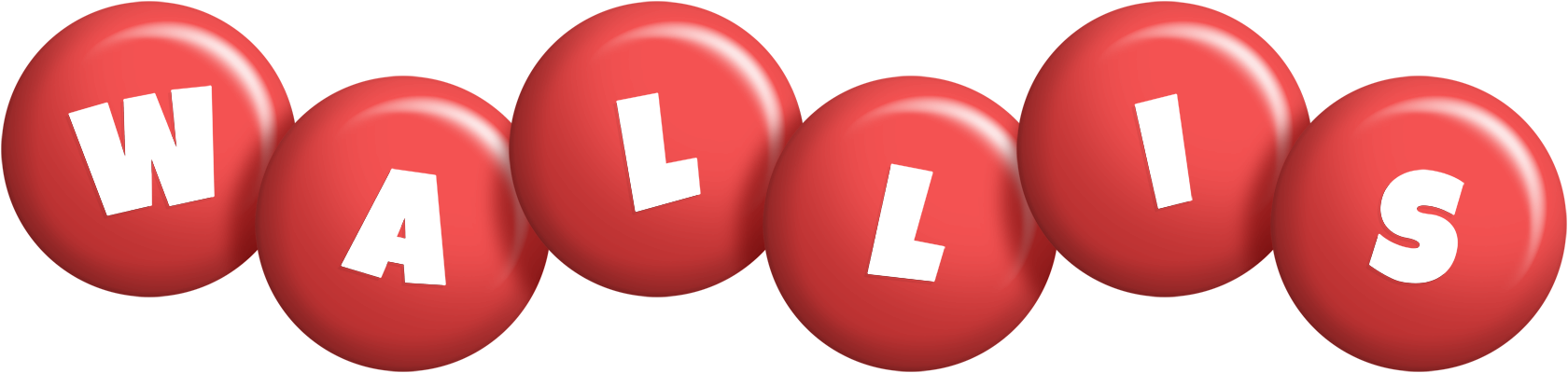 Wallis candy-red logo