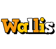 Wallis cartoon logo