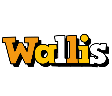 Wallis cartoon logo