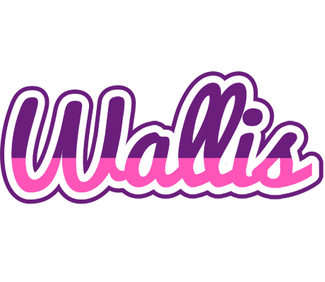 Wallis cheerful logo