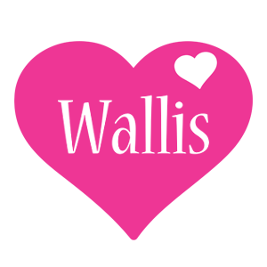 Wallis love-heart logo