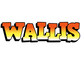 Wallis sunset logo