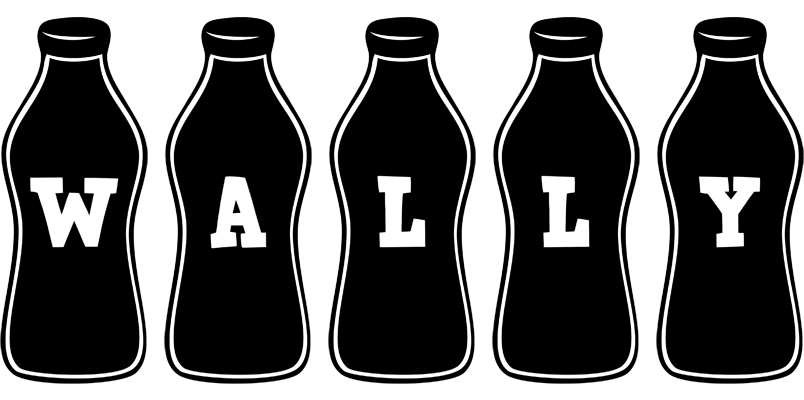 Wally bottle logo
