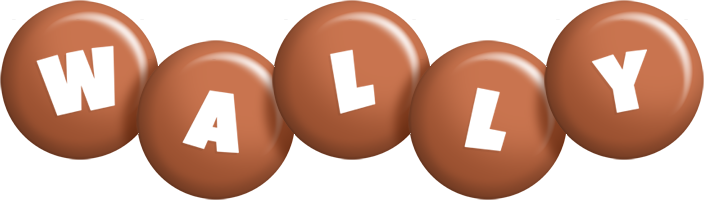 Wally candy-brown logo