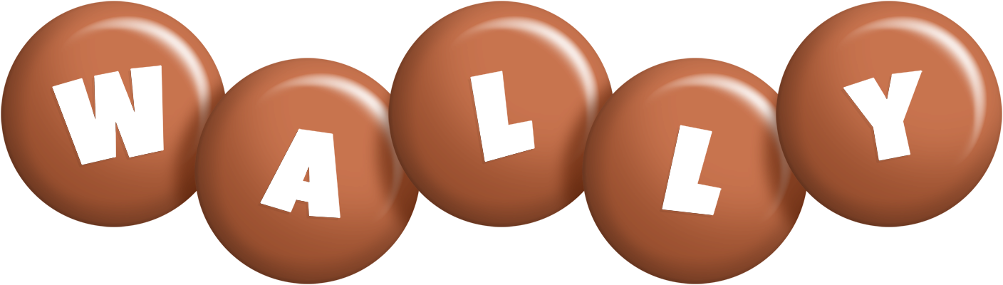 Wally candy-brown logo